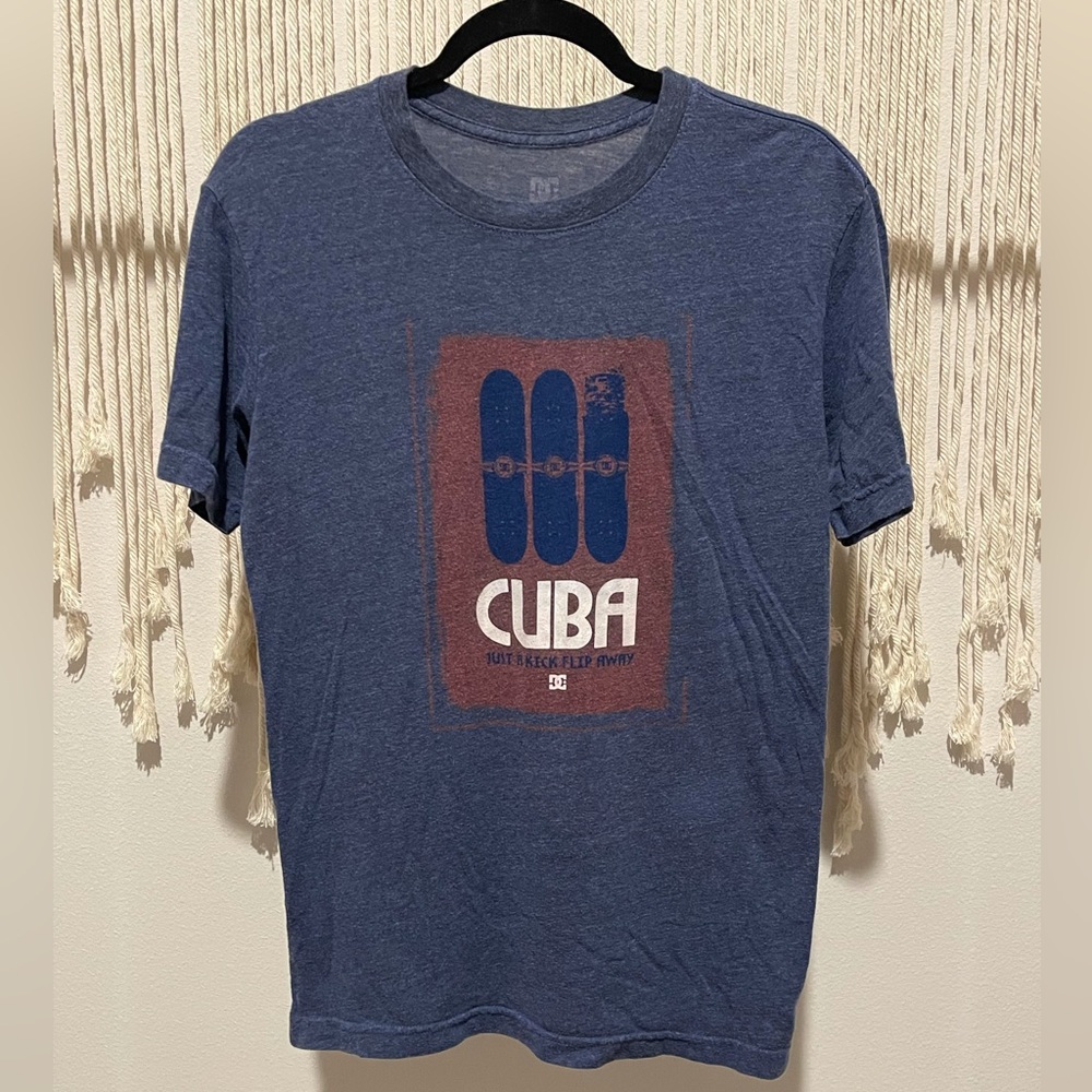 DC Heathers “Cuba” Skateboard Graphic Tee Sz S Unisex